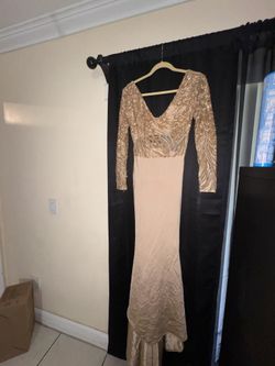 Prom Dress With Train And Back Slit