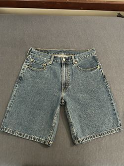 Levi's 505 blue denim shorts  