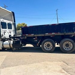 Lowboy Containers Concrete and Dirt 