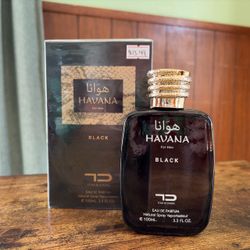 Tom & Darin Havana Black For Him EDP Eau de Parfum Perfume Fragrance 3.4oz/100mL