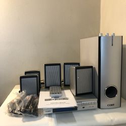 Home Theater System COBY 5.1 Channel CS-P63 DVD-755 DVD/CD/RCD SUB