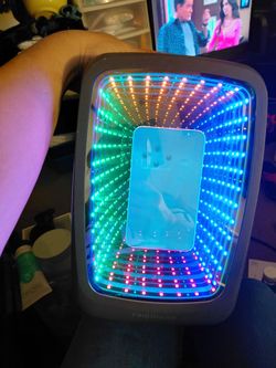 Frigidaire Mini Fridge with LED Infinity Mirror