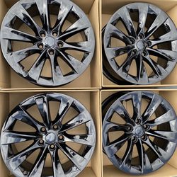 20” Tesla Model X Wheels Rims Gloss Black Powder Coat Exchange 
