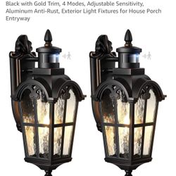 Outdoor Motion Sensor Patio light Wall Scone