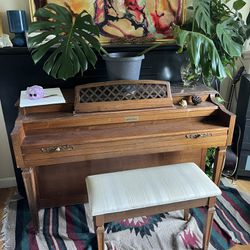 Currier piano W/ chair