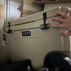 New, YETI - Tundra Haul Wheeled Cooler.