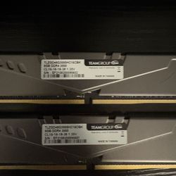 2 8gb ddr4 3000 t force ram