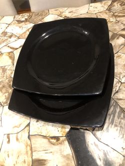 2black Large Serving Plates 20”x20”