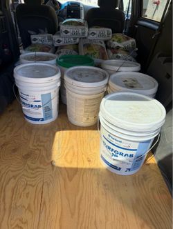 6x New Tarkett Sports TurfGrab 1P Synthetic Turf Adhesive - Sealed Buckets