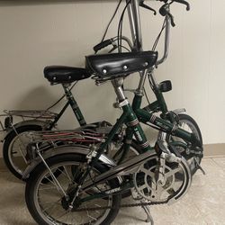 2 Bikes Huffy Classic, 3 Speed, Foldable 