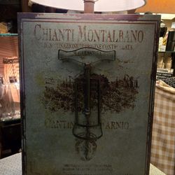 Rustic Metal Wine Theme Wall Art 