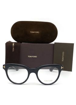 Tom Ford FT5378 001 Black / Demo Lens 49mm Eyeglasses TF5378