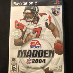 EA Sports Madden NFL 2004 (Sony PlayStation 2 PS2) Complete CIB