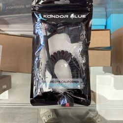 Kondor Blue D- Tap Coiled Power Cable Black