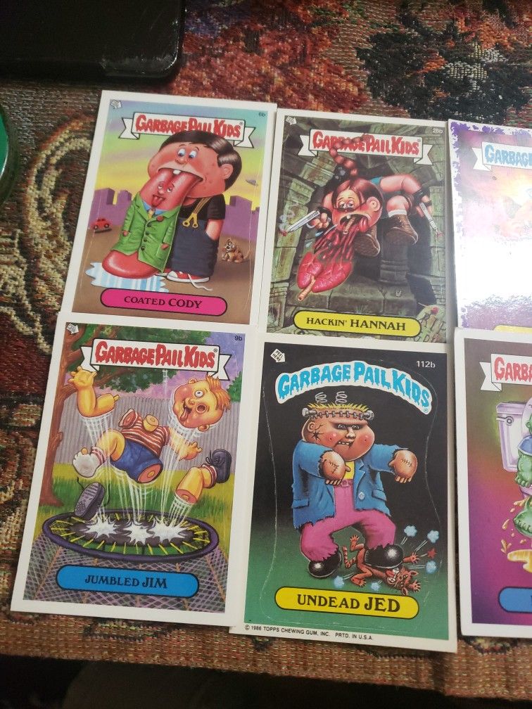 Garbage Pail Kids Cards And Stickers