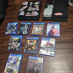 (2x) Playstation 4 Consoles With 9 Games Untested $75