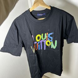 Louis Vuitton Multicolor Logo T-Shirt Black (Size M, L)