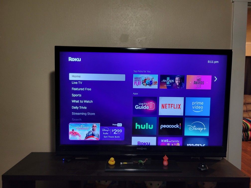 50" Insignia TV with Roku