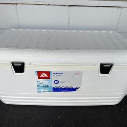 Igloo Marine Ultra Cooler Polar Heavy Duty White Fishing Camping Boat Ice Chest 120Qt