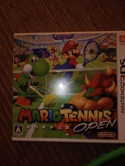 Mario tennis open 3ds Japan edition new