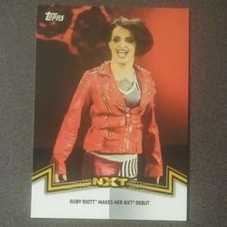 2018 Topps NXT Ruby Riot #4 WWE Women's Division Card Wrestle World Wrestling Sports Collectible Trading Pro Professional