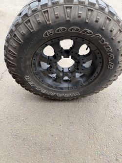 Came off a Ford Duratrac Tire on Black Wheel