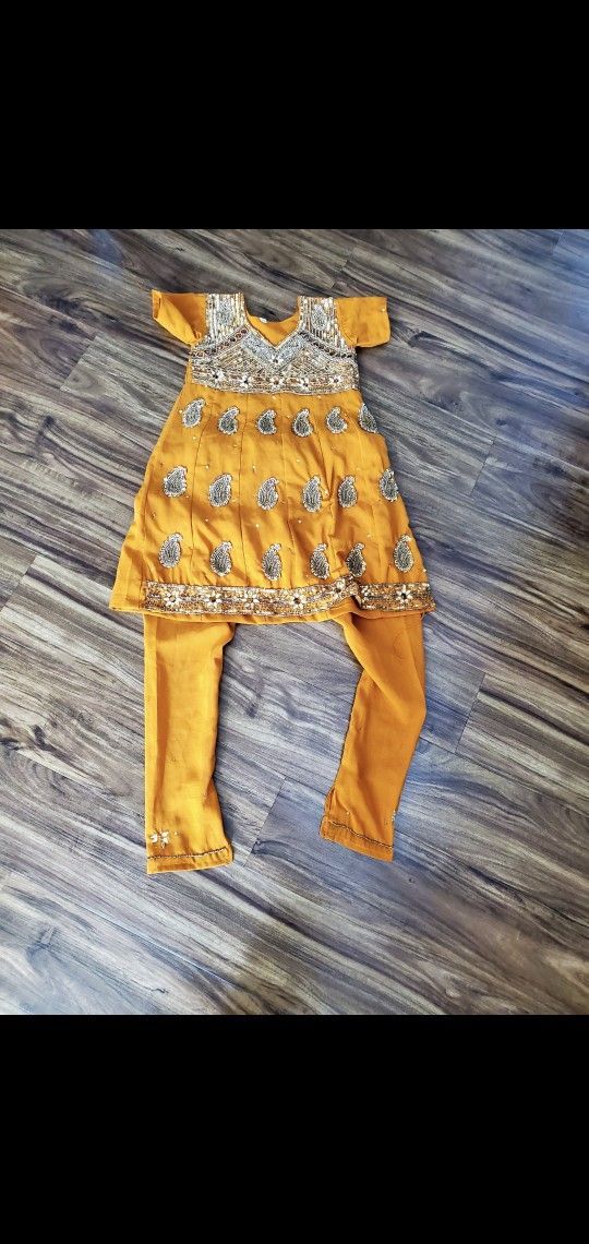 Yellow Salwaar Kameez 