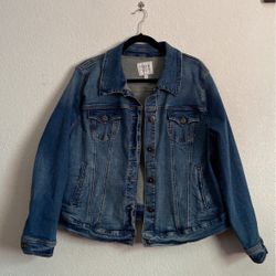 Woman’s Jean Jacket (Size 18/20 Or 2) 