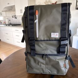 Just Porter Sable Rucksack Waterproof Weatherproof Olive Green Backpack Commuter