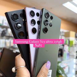Samsung Galaxy S23 ultra 256gb unlocked $485