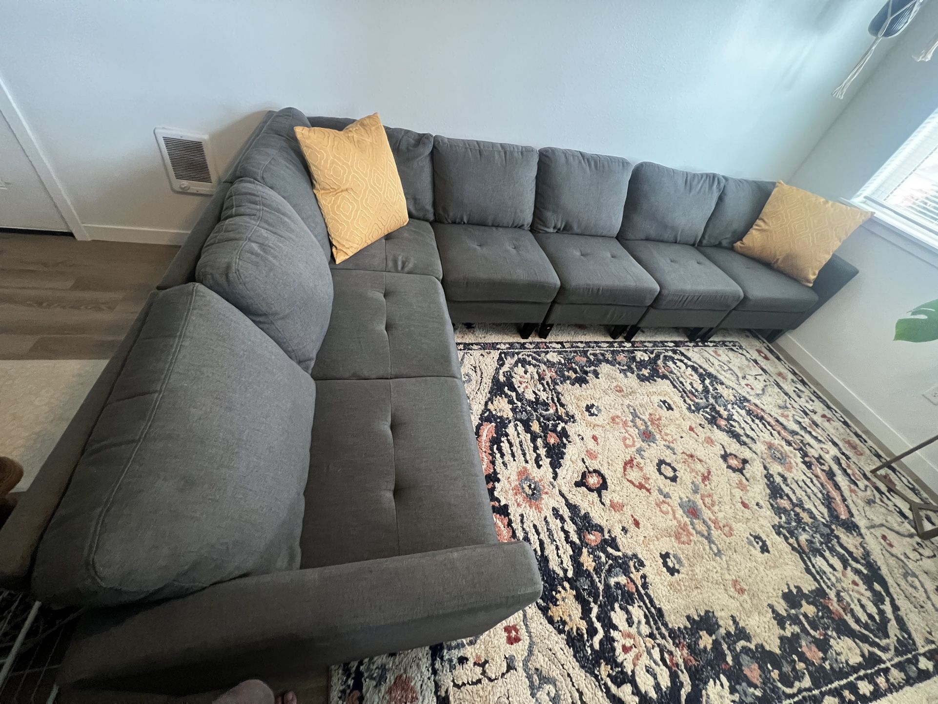 Ashley’s Dark Grey Modular Sectional- Free Delivery!