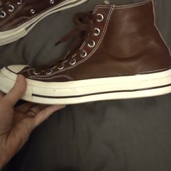 Special Edition Converse Chuck 70s Distressed Leather 'Bloodstone'