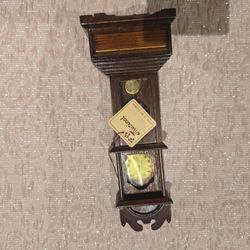 Vintage 1983 George Good Wooden Grandfather Clock Music Box