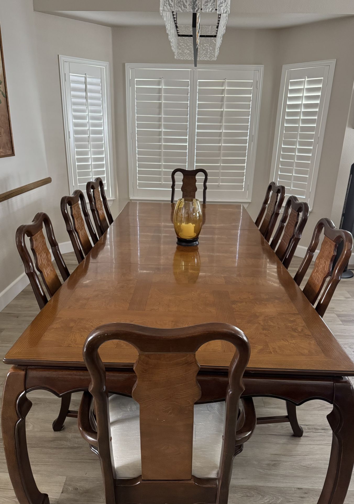 Dining Table & 8 Chairs