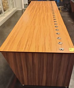 Workstation Table with Cable Management Grommets