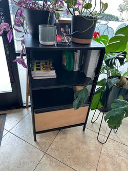 Side table storage