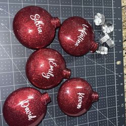 Personalized Christmas Ornaments 