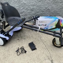 Jetson Plasma X Lava Teck Hoverboard & Hoverboard Kart W/ Adjustable Coil over Suspension 