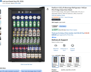 4.5Cu.Ft Beverage Refrigerator