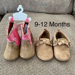 9-12 month Girl Closed-Toe Shoes