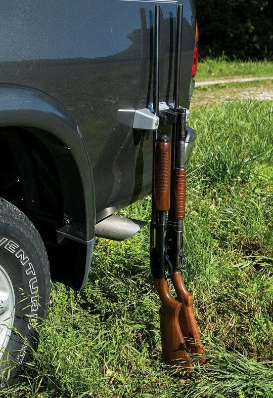 LOCKDOWN Magnetic Gun Barrel Rest Rifle Shotgun Gun Safe Storage Organizer Side Truck Barrels Rack Holder