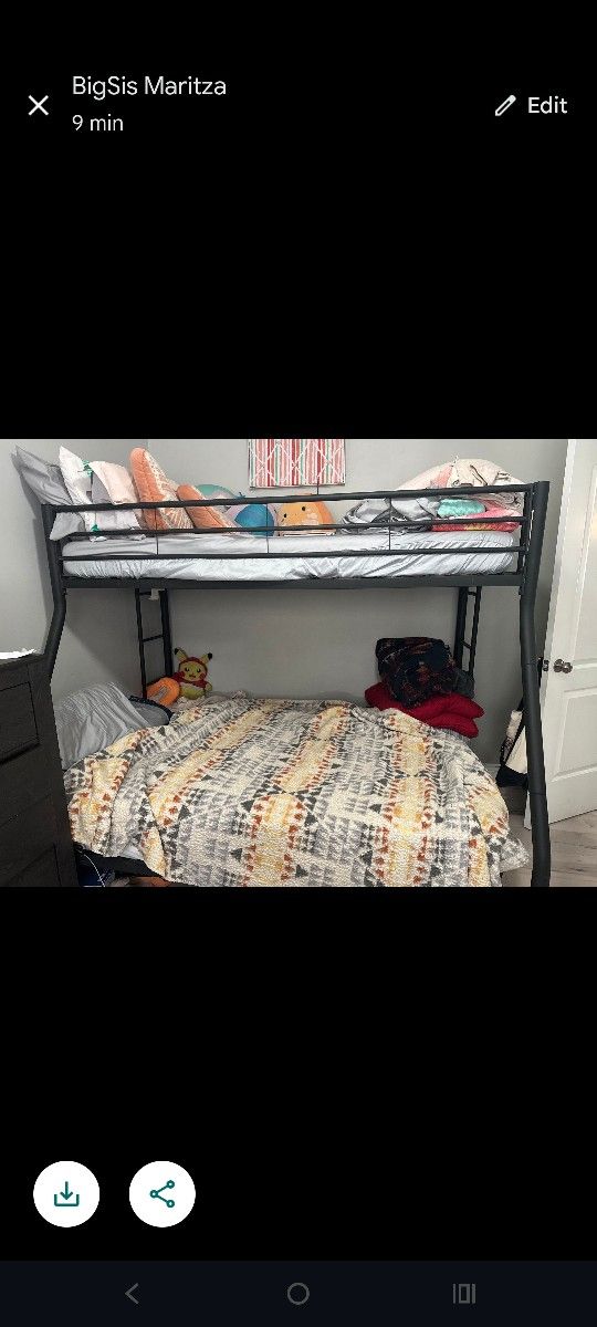 Bunk Beds (Bottom Mattress Available)