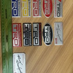 3D Metal TRD Emblem Sticker Decal Toyota Racing Development Tailgate Badge