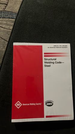 AWS Structural Steel D1.1 Codebook 2020 Edition