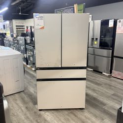 🔥SAMSUNG BESPOKE 29 CUBIC FT. REFRIGERATOR WHITE GLASS🔥