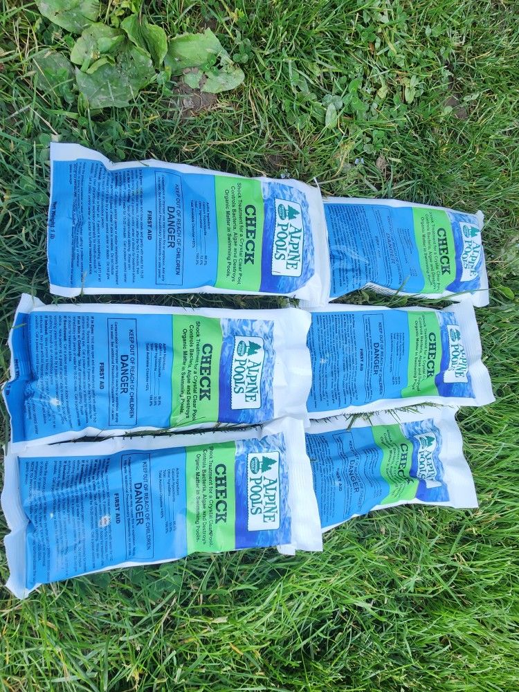 1 Pound Bags Of Chlorine