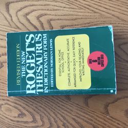 Roget’s Thesaurus 1978 edition