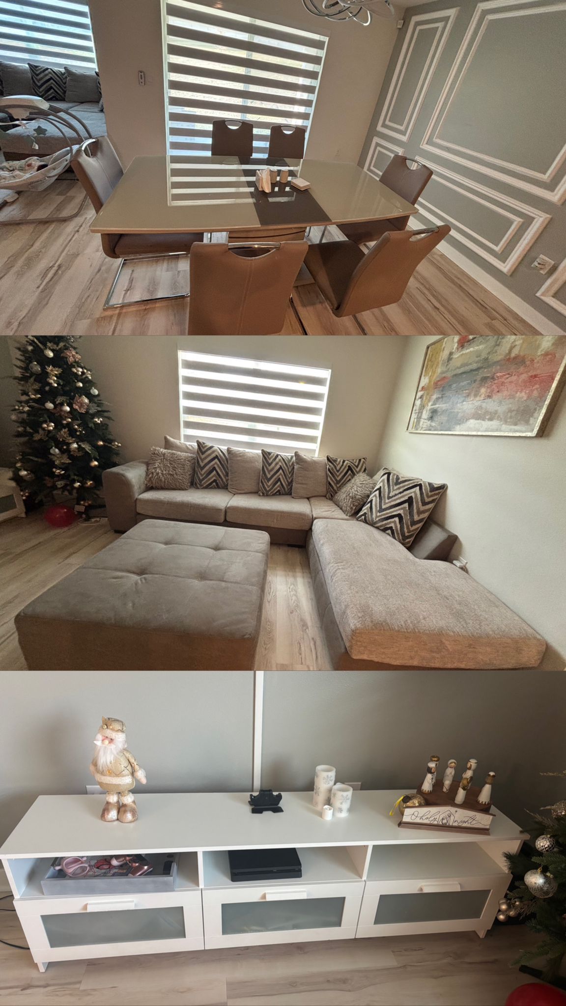 Living Room, Dining Table , Tv Stand .