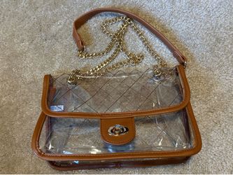 Clear stadium purse