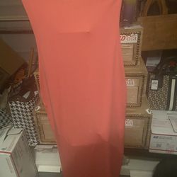 Extra Large Pink Halter Dress New I have small, medium large, an extra large in the peach orange color
